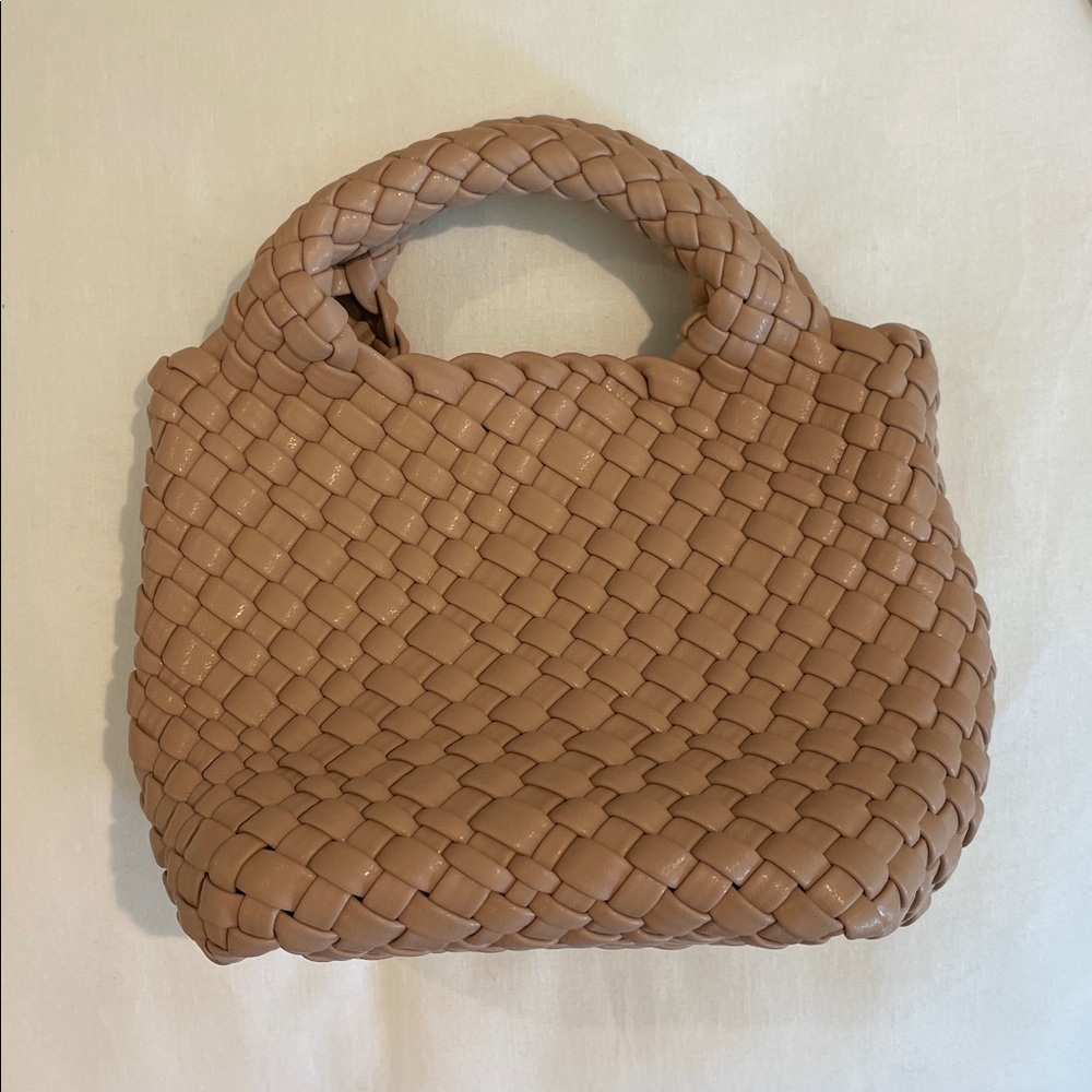 Braided Mini Tote Tan